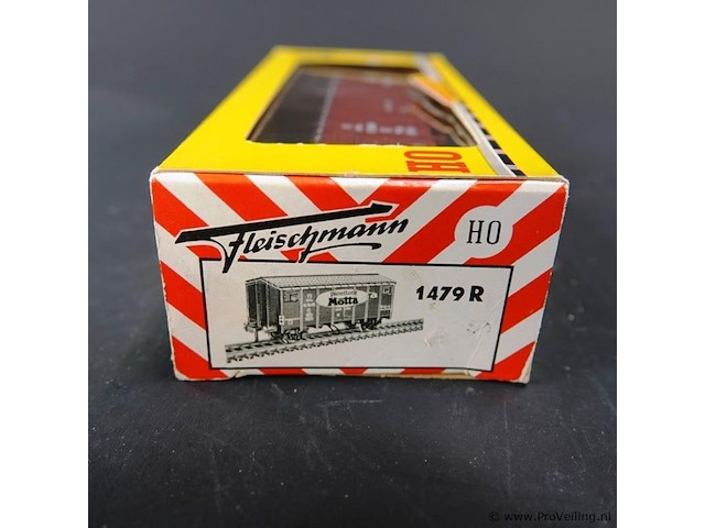Fleischmann gesloten goederenwagen (type hf 318 100) van de italiaanse spoorwegen (fs italia) - afbeelding 3 van  3