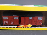 Fleischmann gesloten goederenwagen van de duitse spoorwegen (db) - afbeelding 2 van  3