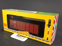 Fleischmann goederenwagen met remmershuisje van de duitse spoorwegen (db) modelnr: 1484 - afbeelding 1 van  3