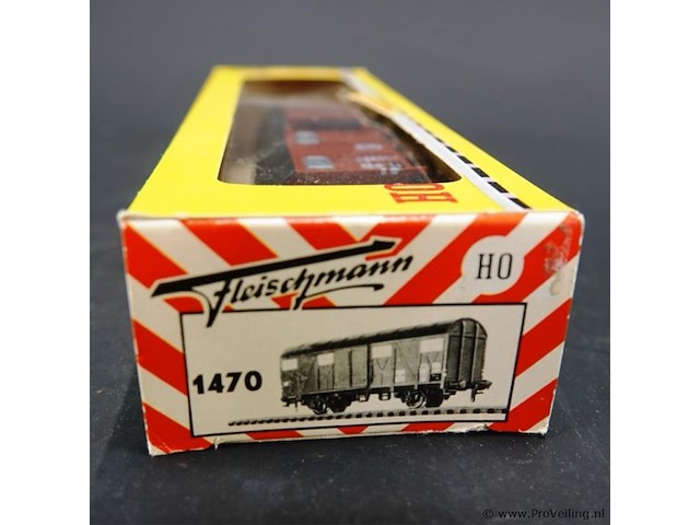 Fleischmann goederenwagen (type gmhs 53) van de duitse spoorwegen (db) modelnr: 1470 - afbeelding 3 van  3