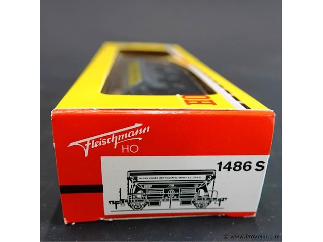 Fleischmann goederenwagen/zelflosser "alkag kohlen- und mineralöl-import ag basel" modelnr: 1486s - afbeelding 3 van  3
