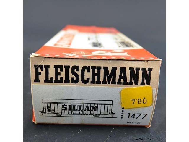 Fleischmann goederenwagon met "sillan" bedrukking. modelnr: 1477 - afbeelding 5 van  5
