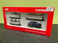 Fleischmann güterwagenset 581008 modeltrein wagons