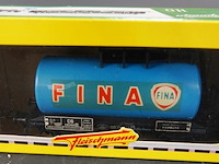 Fleischmann ketelwagen van de deutsche bundesbahn (db) in fina-huisstijl - afbeelding 2 van  3