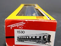 Fleischmann personenrijtuig (1e/2e klasse, type plan k/d, bedrijfsnummer ns ab 7363) in de blauwe kleur van de nederlandse spoorwegen - afbeelding 3 van  3