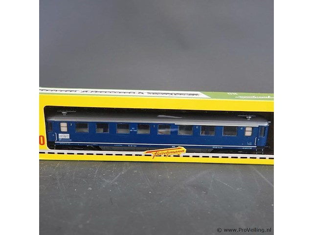 Fleischmann personenrijtuig (plan k / plan d, bedrijfsnummer ns ab 7363) i van de nederlandse spoorwegen - afbeelding 2 van  3