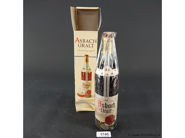 Fles asbach uralt - afbeelding 1 van  5