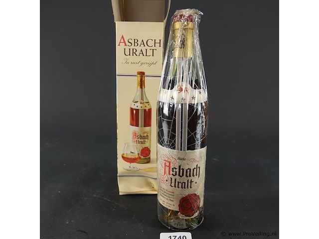 Fles asbach uralt - afbeelding 2 van  5