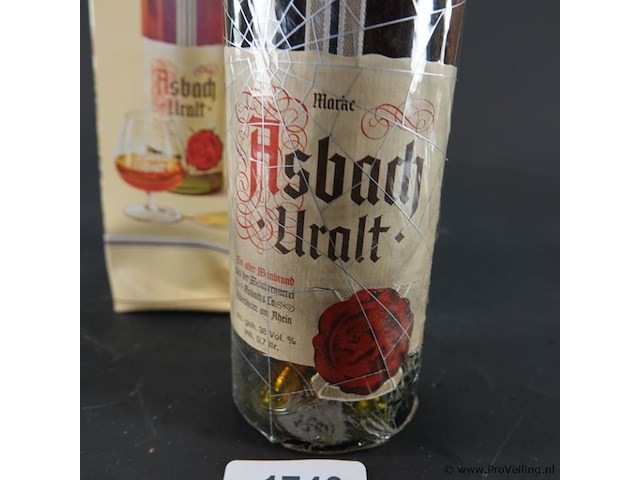 Fles asbach uralt - afbeelding 3 van  5