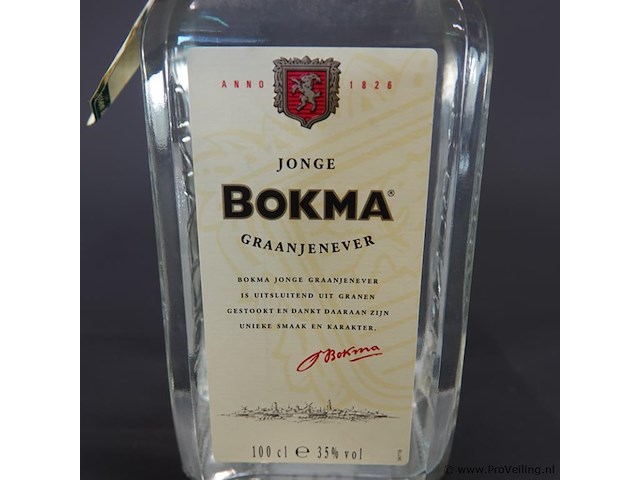 Fles bokma jonge graanjenever - afbeelding 2 van  5