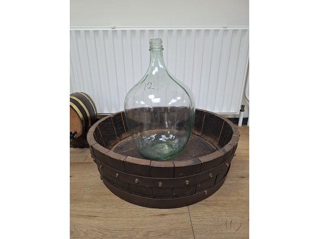 Fles hydrometische oplossing, deels gevuld, incl diverse nostalgische items - afbeelding 4 van  11