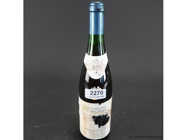 Fles klüsserather st. michael auslese - afbeelding 1 van  5