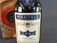 Fles martell 3 star (three star) cognac - afbeelding 2 van  5