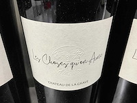 Fles rode wijn (5x) - afbeelding 2 van  3