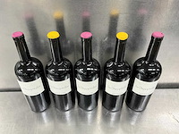 Fles rode wijn (5x) - afbeelding 3 van  3