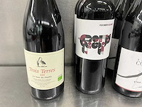 Fles rode wijn (8x) - afbeelding 2 van  3