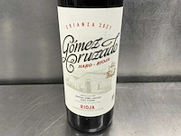 Fles rode wijn (9x) - afbeelding 2 van  2