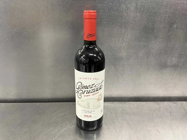 Fles rode wijn (9x) - afbeelding 1 van  2