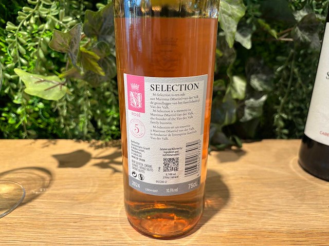 Fles rose wijn (11x) - afbeelding 2 van  2