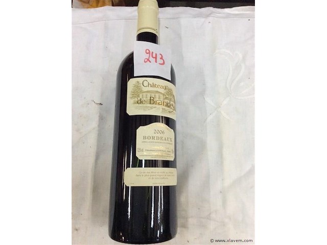 Fles wijn bordeau 2006 - afbeelding 1 van  2