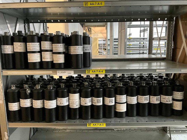 Flessen color gel 1kg (109x) - afbeelding 1 van  5