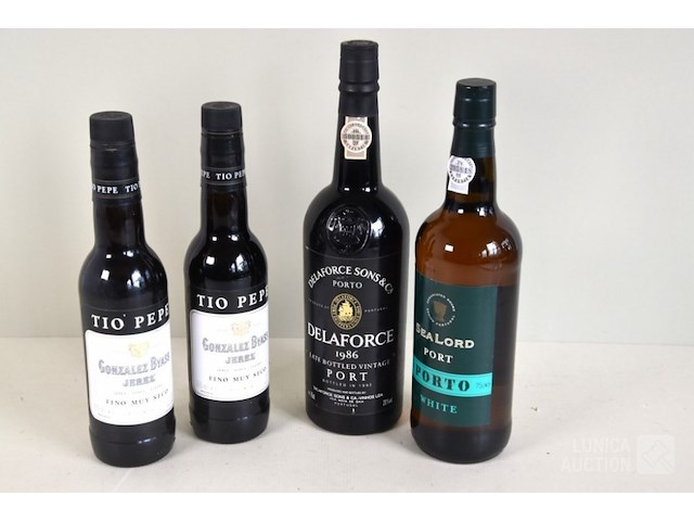 Flessen port en sherry - afbeelding 1 van  5