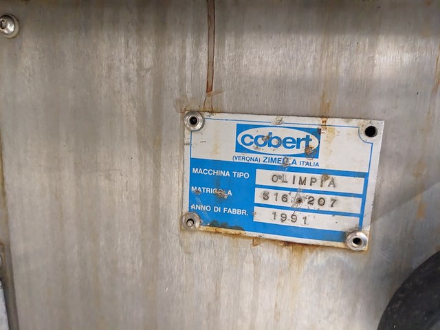 Flessen vul-en sluit machine, cobert / bertolaso, olympia 16 / sigma 103, 1991 / 1990 - afbeelding 9 van  35