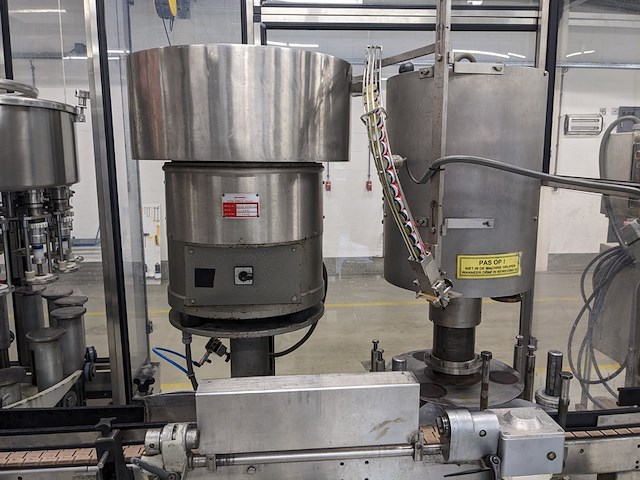 Flessen vul-en sluit machine, cobert / bertolaso, olympia 16 / sigma 103, 1991 / 1990 - afbeelding 13 van  35