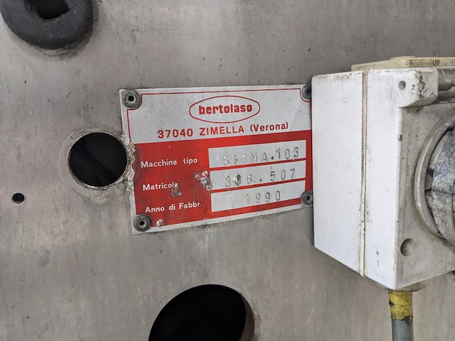 Flessen vul-en sluit machine, cobert / bertolaso, olympia 16 / sigma 103, 1991 / 1990 - afbeelding 17 van  35