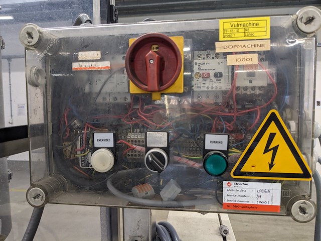 Flessen vul-en sluit machine, cobert / bertolaso, olympia 16 / sigma 103, 1991 / 1990 - afbeelding 34 van  35