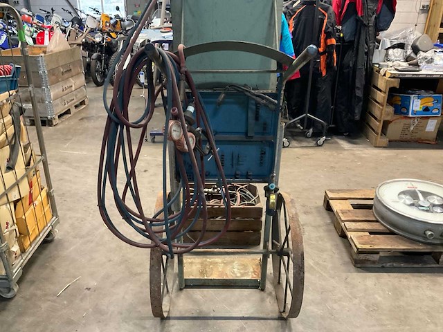 Flessenkar met snijbrander set - afbeelding 3 van  8