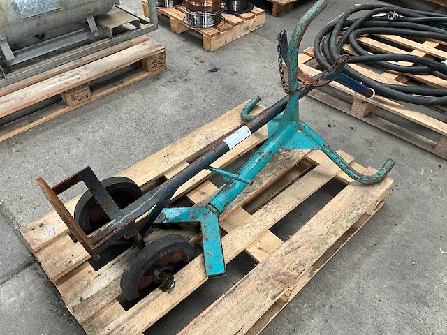 Flessenwagen & rolbok - afbeelding 1 van  3