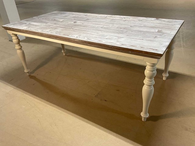 Fleur houten eetkamertafel - afbeelding 2 van  8
