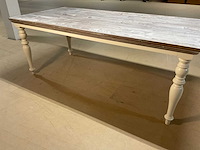 Fleur houten eetkamertafel - afbeelding 4 van  8