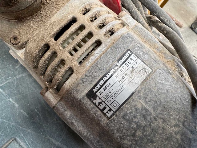 Flex - betonslijper - haakse slijpmachine - afbeelding 2 van  2