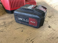 Flex ca10.8/18.0 accu met lader (2x) - afbeelding 5 van  7