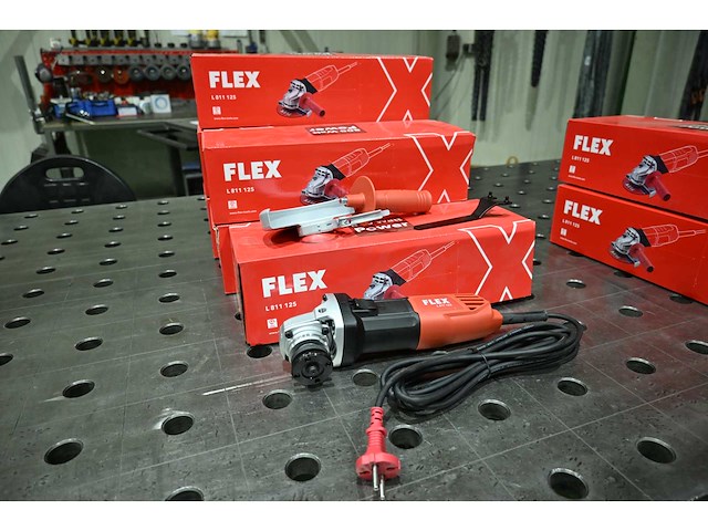 Flex haakse slijpmachine - ongebruikt (5x) - afbeelding 1 van  3