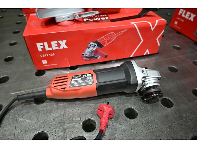 Flex haakse slijpmachine - ongebruikt (5x) - afbeelding 3 van  3