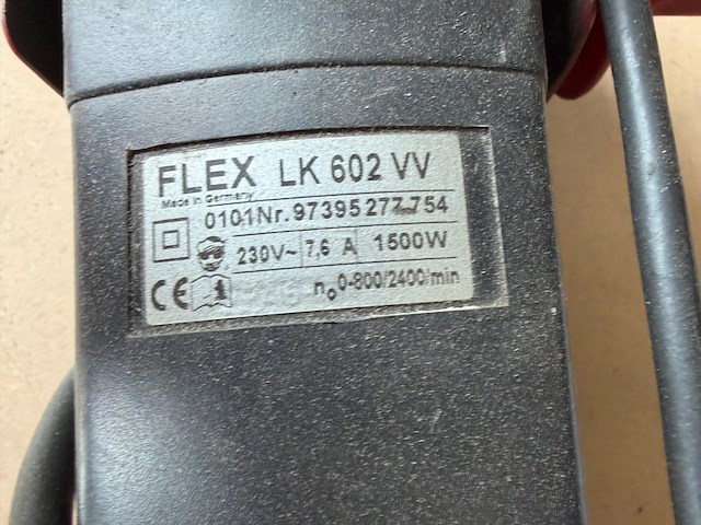 Flex haaksslijper lk 602 vv, werking onbekend - afbeelding 2 van  2