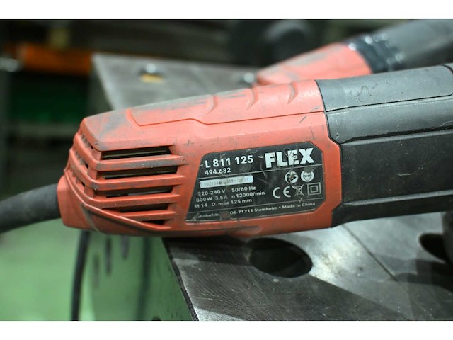 Flex l 811-125 haakse slijpmachine (8x) - afbeelding 10 van  10