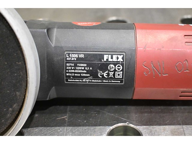 Flex l1506 vr haakse slijpmachine - afbeelding 4 van  4