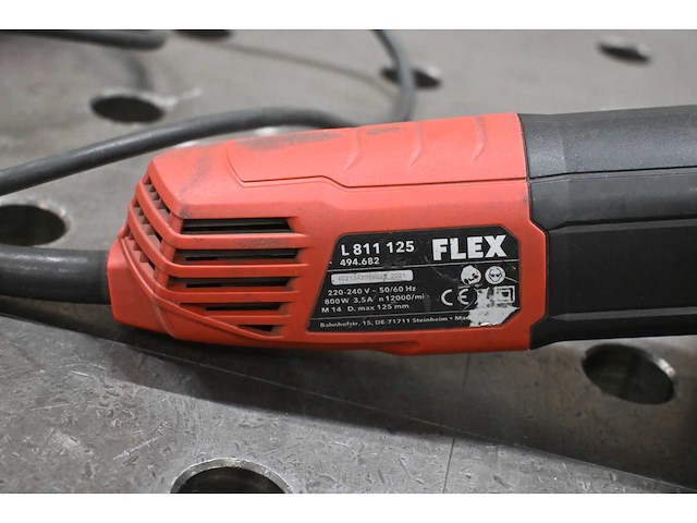 Flex l811-125 haakse slijpmachine - afbeelding 4 van  4