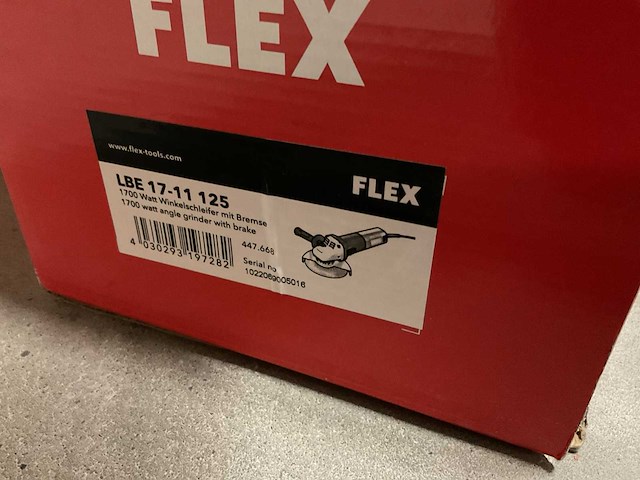 Flex lbe 17-11 125 haakse slijper - afbeelding 2 van  2