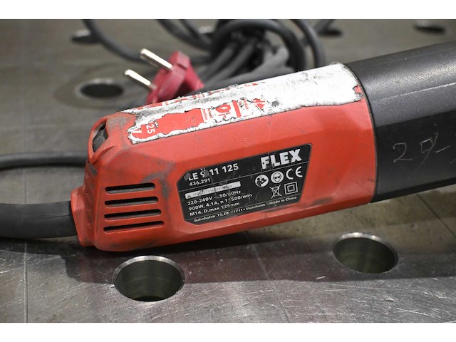 Flex le 9-11 125 haakse slijpmachine - afbeelding 3 van  5