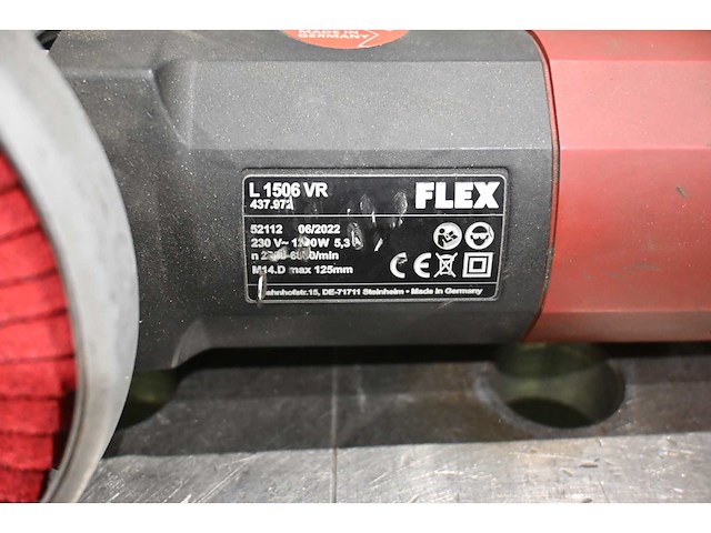 Flex le 9-11 125 haakse slijpmachine - afbeelding 5 van  5