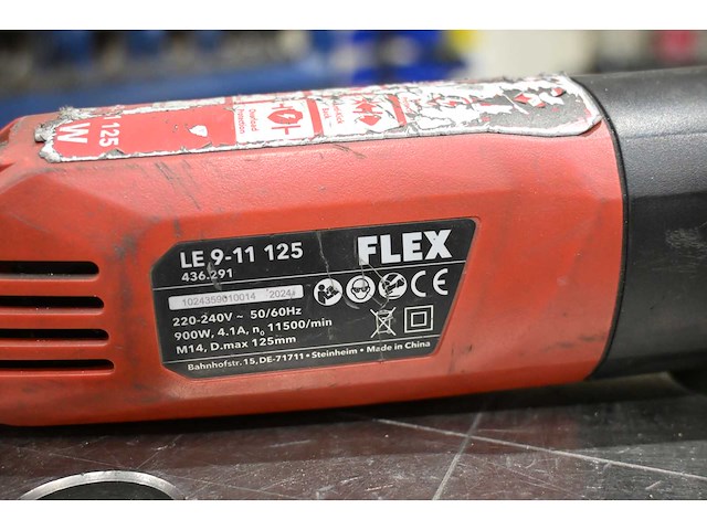 Flex le 9-11 125 haakse slijpmachine - afbeelding 4 van  4