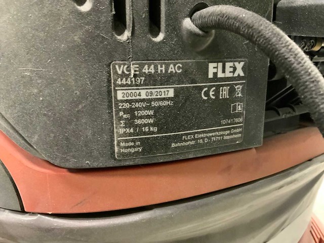 Flex vce 44 h ac industriële veiligheidsstofzuiger - afbeelding 3 van  6