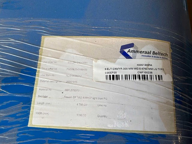 Flexam ef / synthetisch transportband (3x) - afbeelding 3 van  7