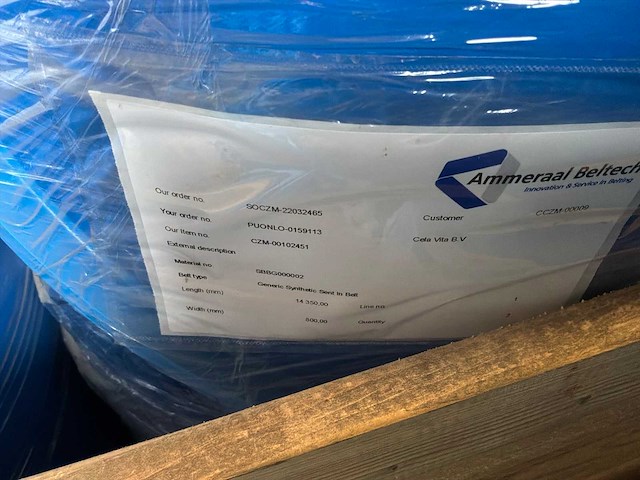 Flexam ef / synthetisch transportband (3x) - afbeelding 5 van  7