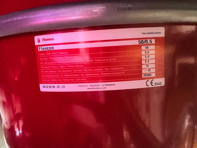 Flexcon - expansievat 50 liter - afbeelding 2 van  3